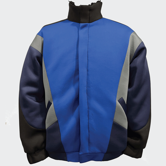 Reversible Color Block Fur Lined Jacket